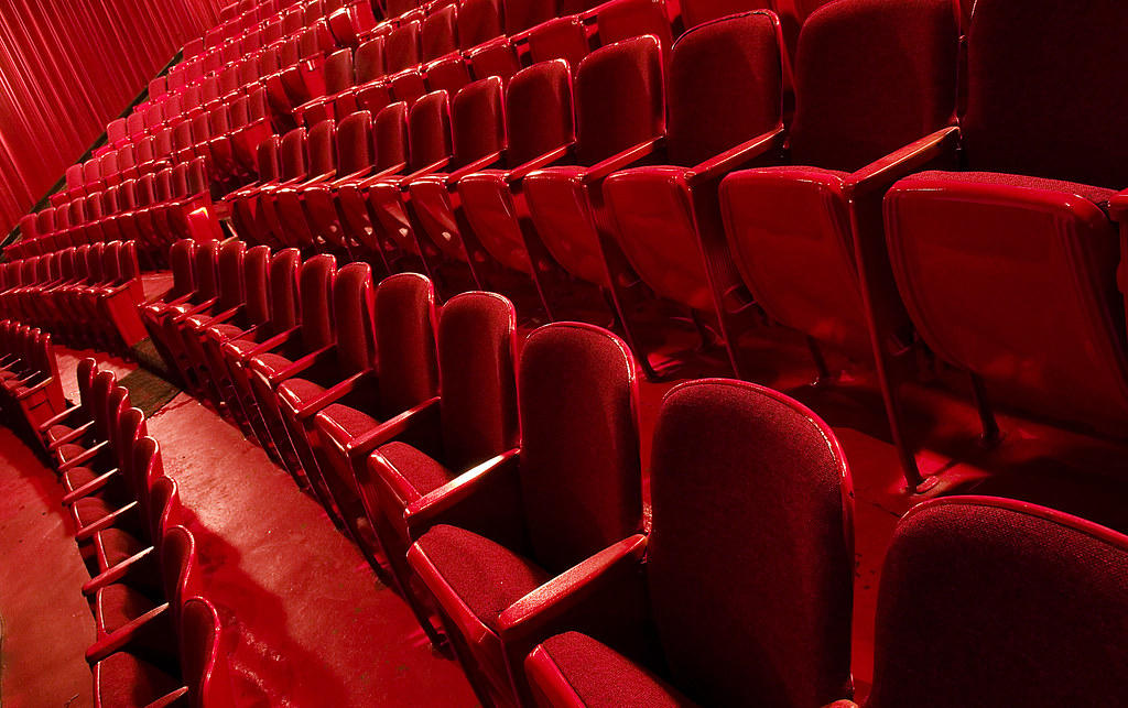 empty seats at a theatre