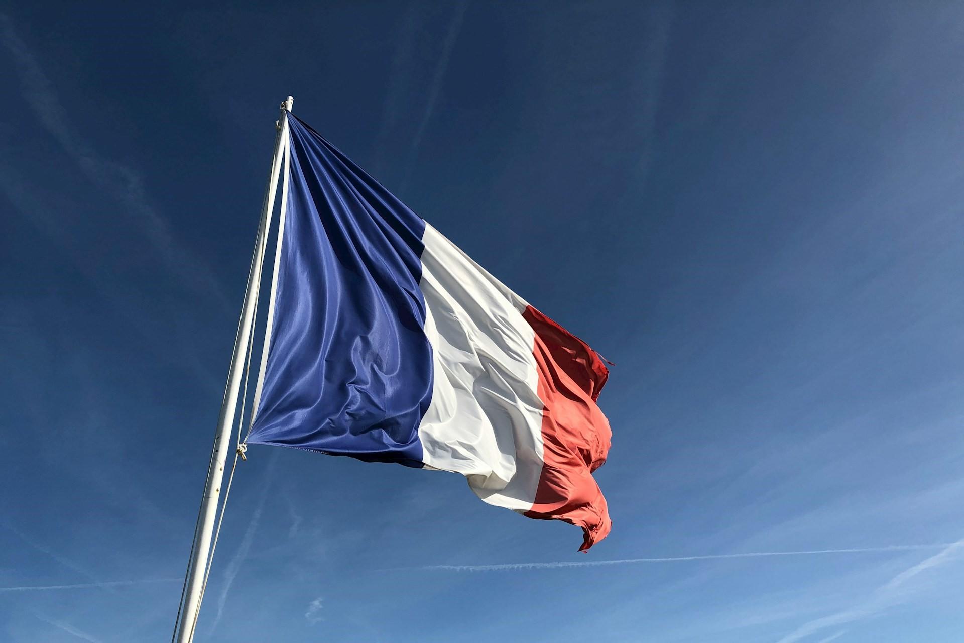 The French flag.