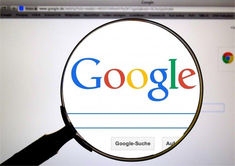 Google search homepage.