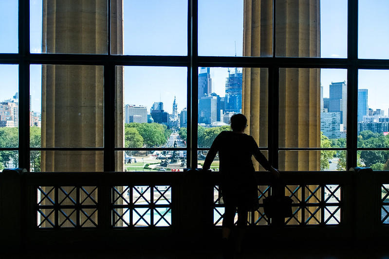 The Philadelphia skyline