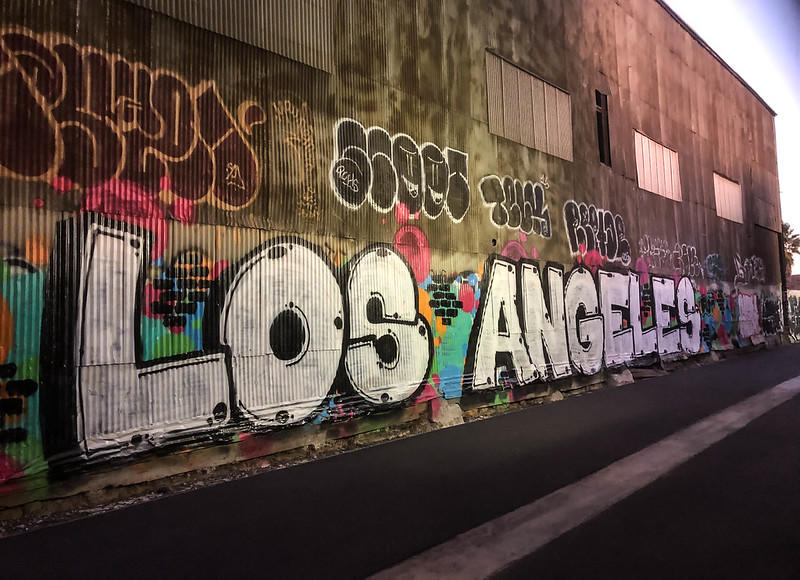 Street art of 'Los Angeles'