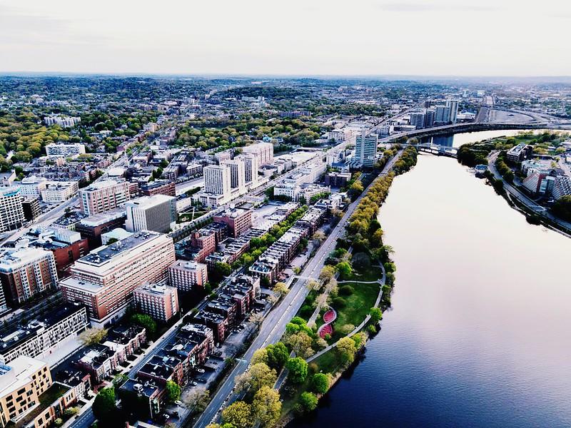 A bird's eye view of Boston University