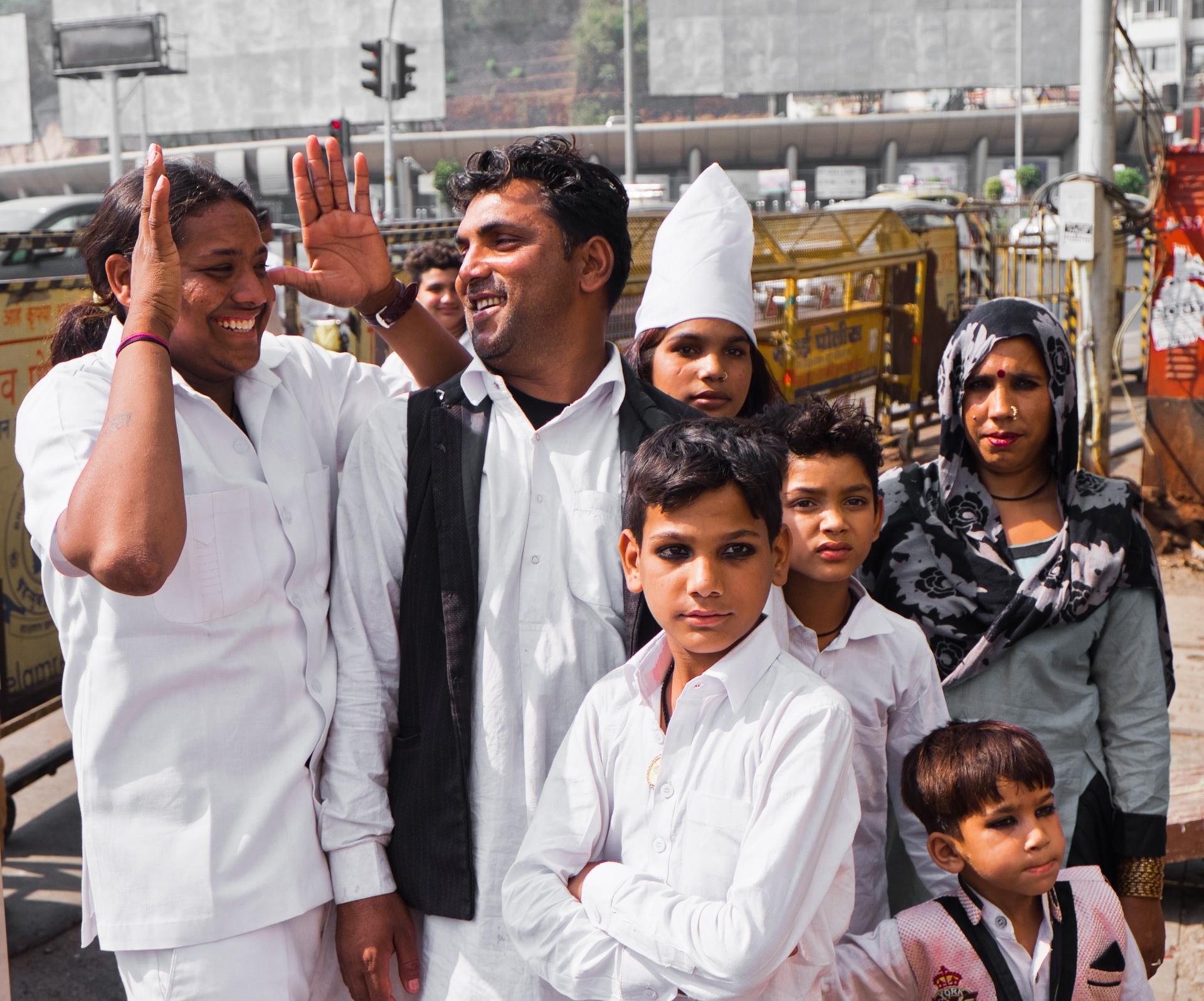 The image shows how close families are in India and the importance of these relationships on society's well-being and harmony.