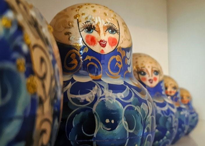 in 1890, the first Matryoshka (or nested) doll set was created by a woodcarver named Vasily Zvyozdochkin. They have since then become a symbol of femininity, fertility, and family in Russian culture. To learn more about rich Russian history, find Russian Lessons near you today!