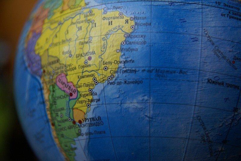 A world globe
