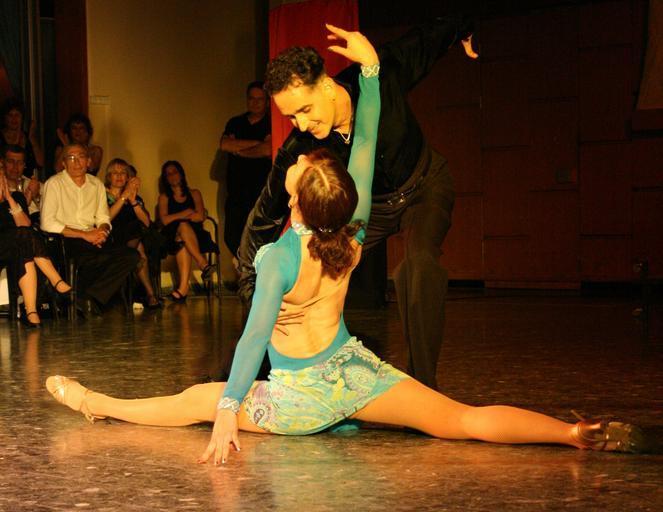Stage dance of latin dance