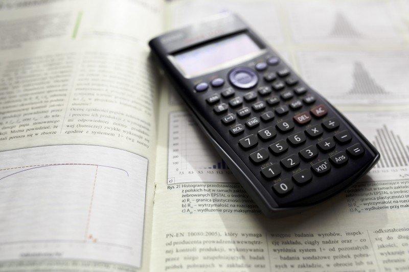 A scientific calculator
