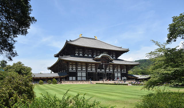 Todai-Ji-Nara Temple in Japan; Japanese architecture has taken centuries of life-centered trial and error to perfect. Japanese stories often detail the hardships of winter and how their architecture has evolved to help people cope with weather-related issues