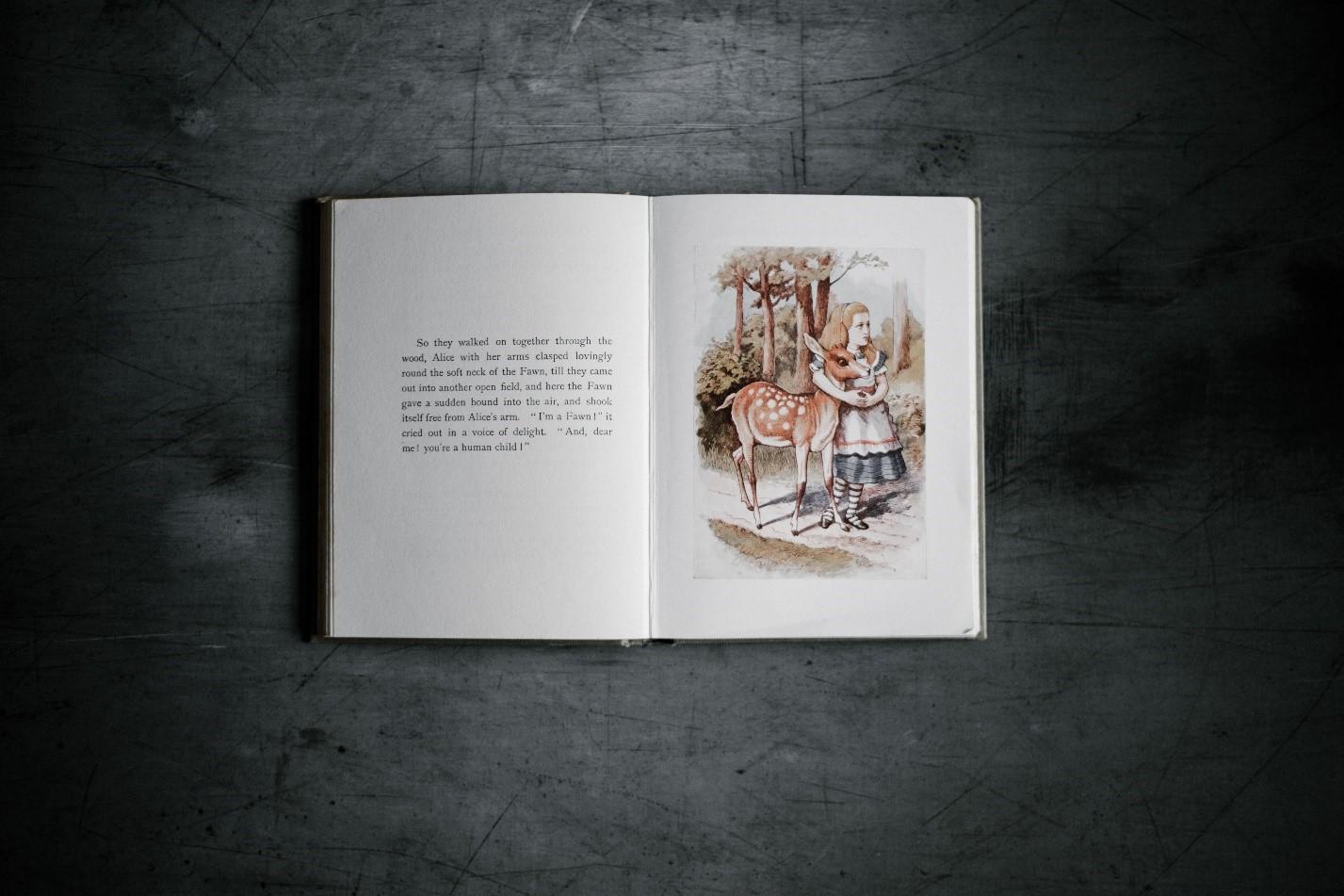 A chapter called "Down the Rabbit-hole" of the novel Alice's Adventures in Wonderland (commonly known as Alice in Wonderland) by Lewis Carroll