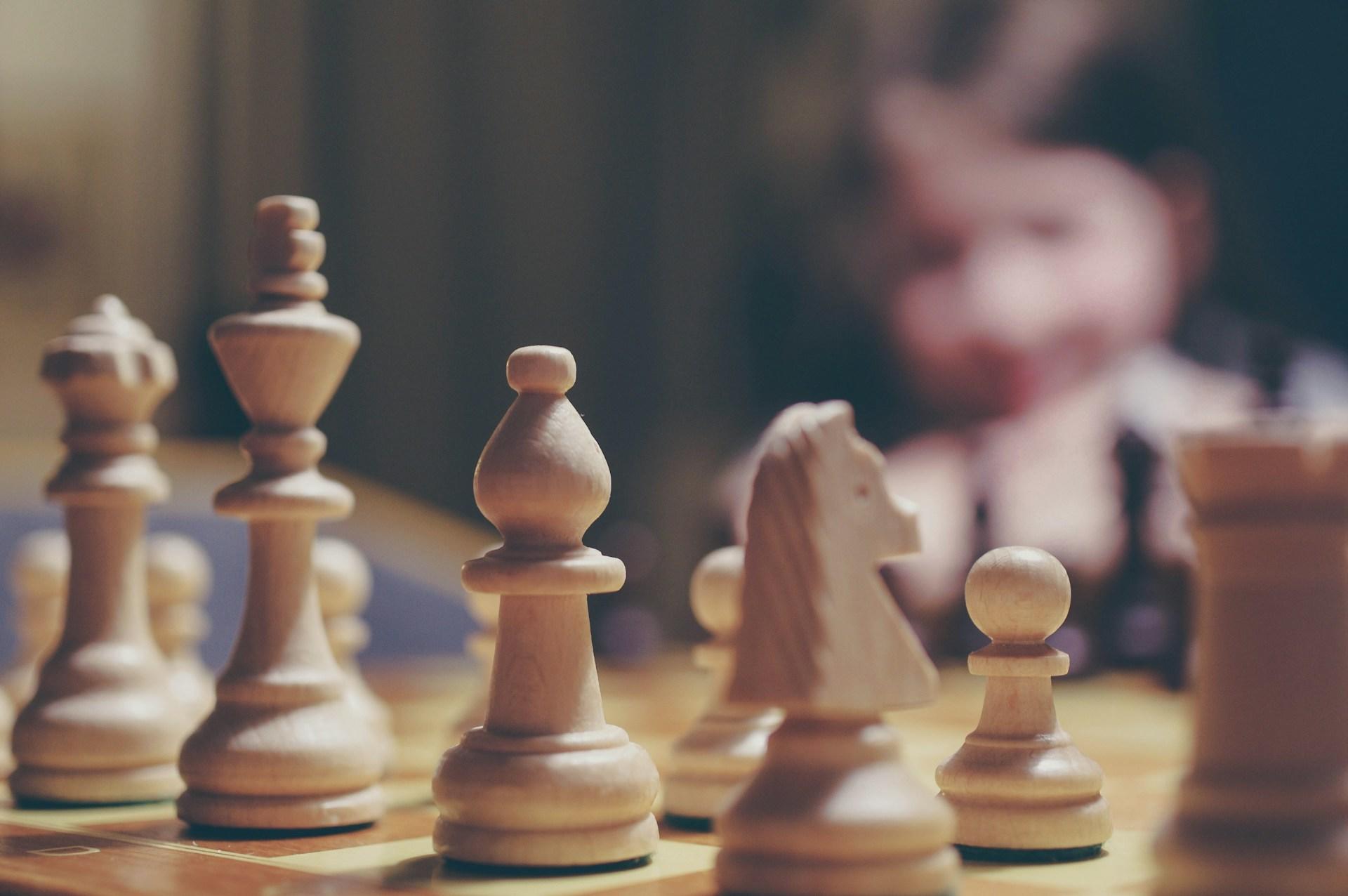 Different chess pieces