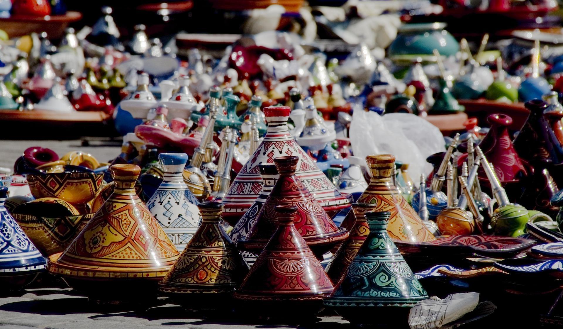 A vast collection of colorful pottery is displayed for the general public. Pottery is an ancient art going back to 18000 or 29000 BC, according to different sources. It has stood the test of time as an efficient way to source everyday utensils