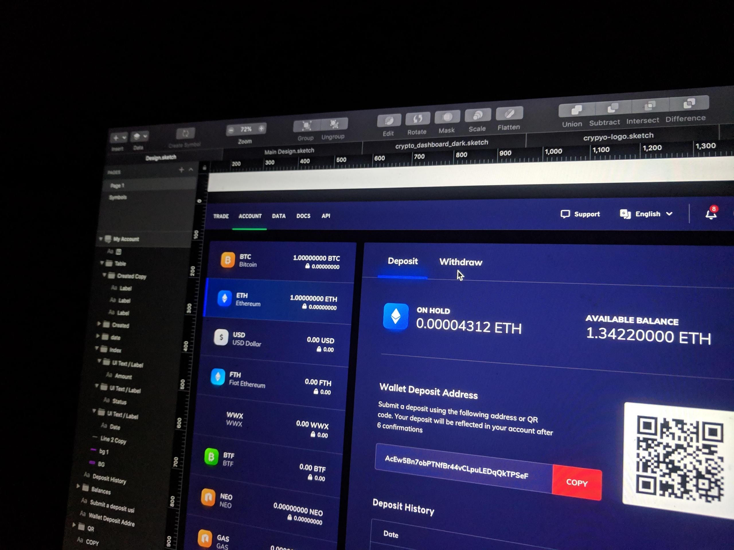 computer, cryptocurrency, market, financial
