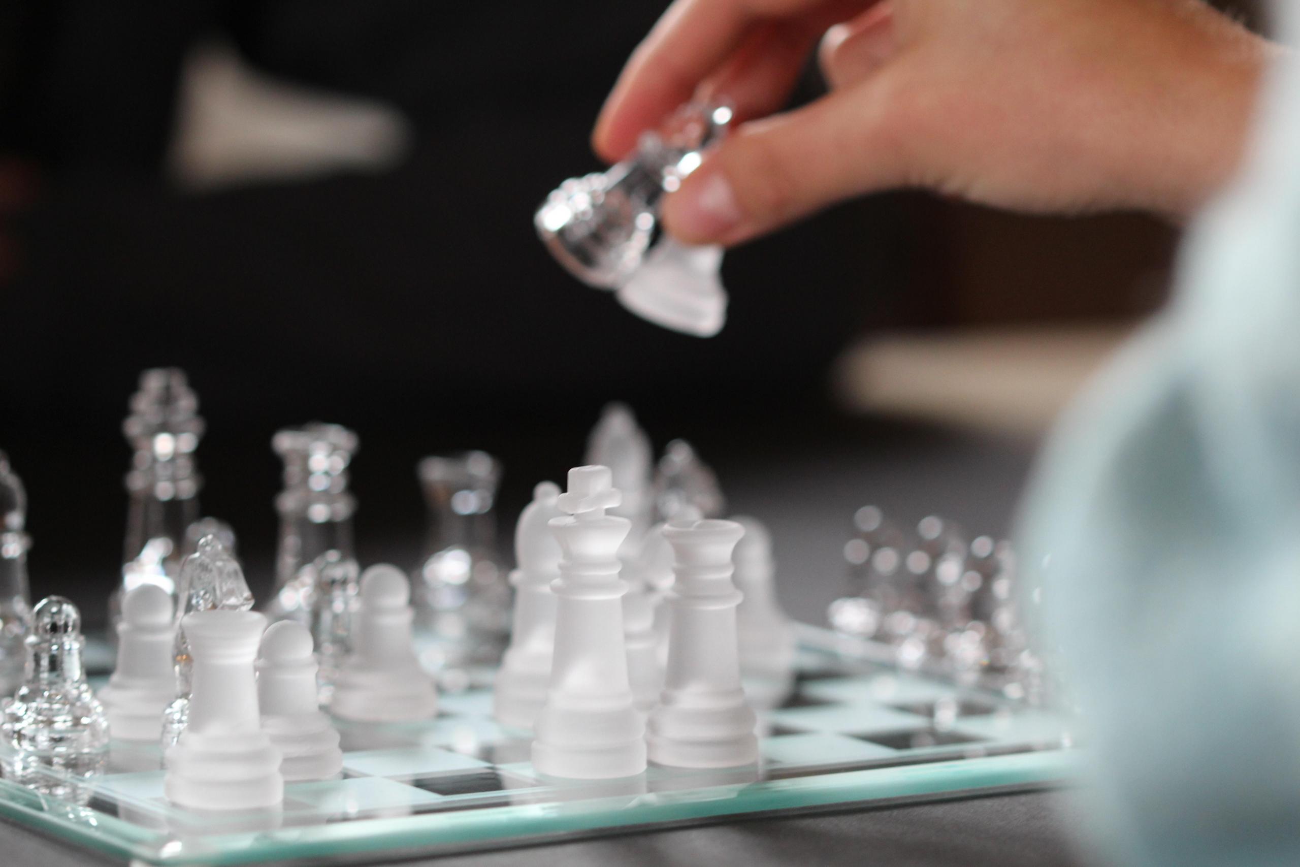 chess, playing, checkmate, board