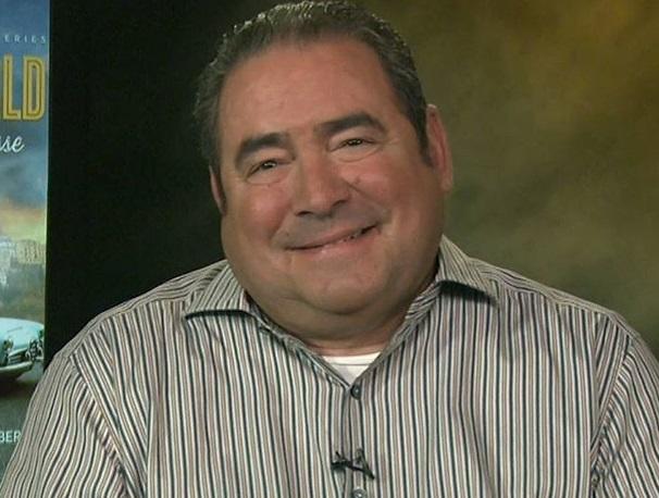 Emeril Lagasse giving an interview to preview his series called “Eat The World with Emeril Lagasse.” He has many fans because of how personable and charismatic he is during his TV performances