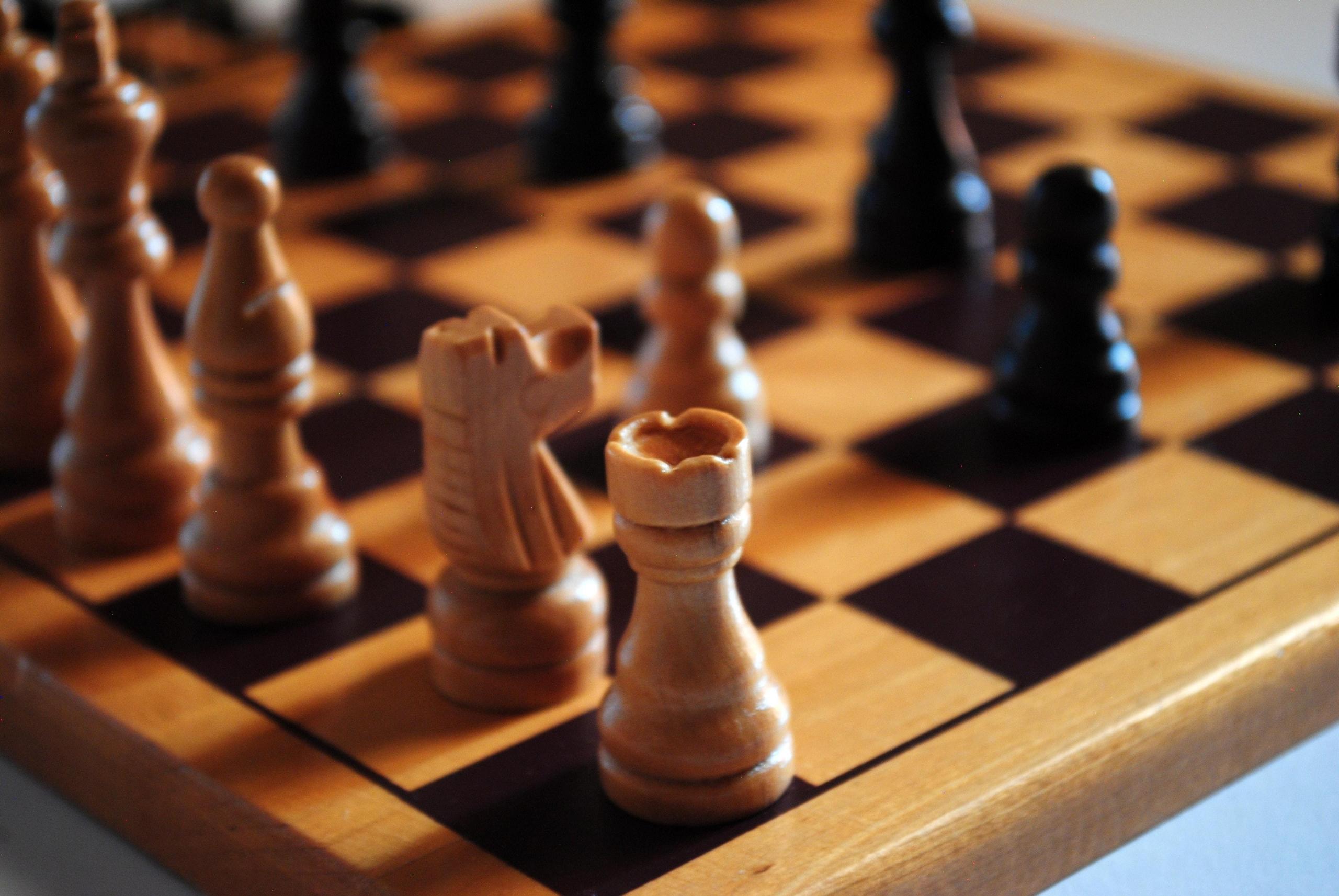 pawns, chess, board, game