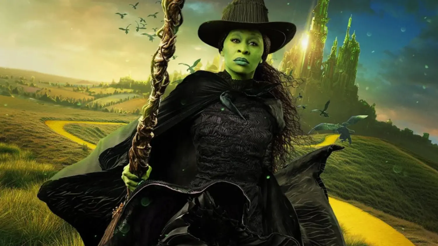 Cynthia Erivo as Elphaba in Wicked movie