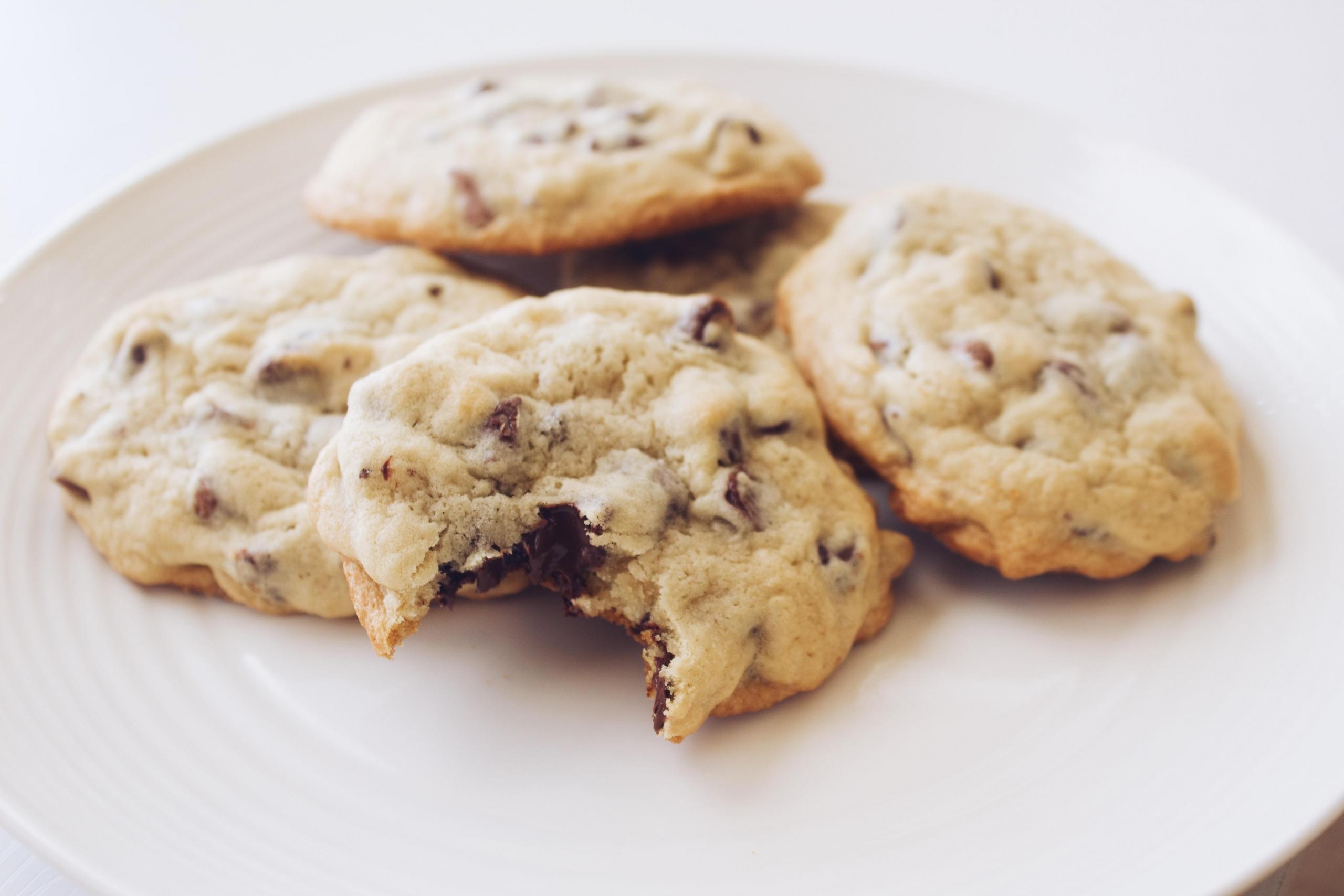 cookies, chocolate, chip, dessert