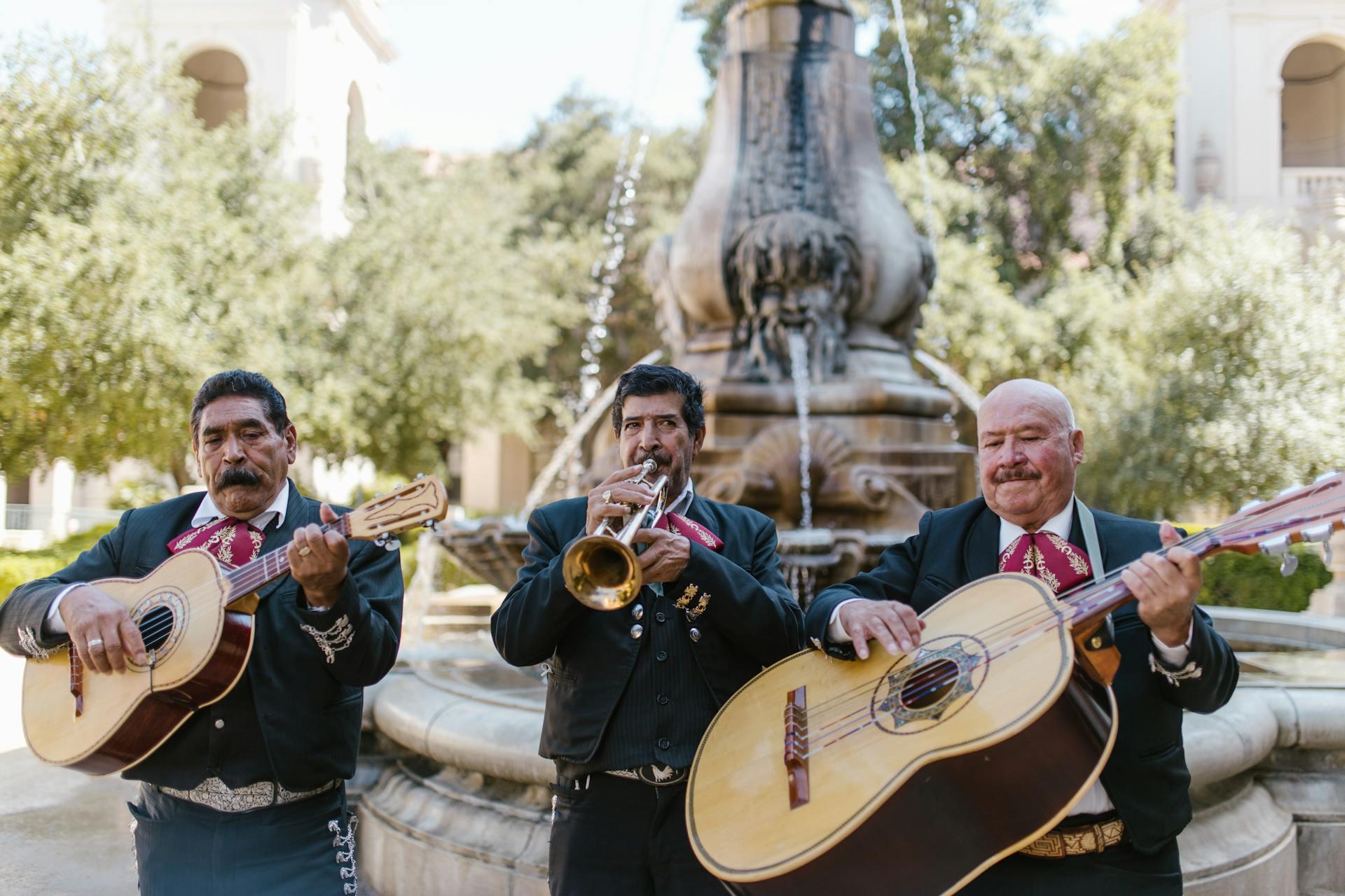 A Mexican band playing