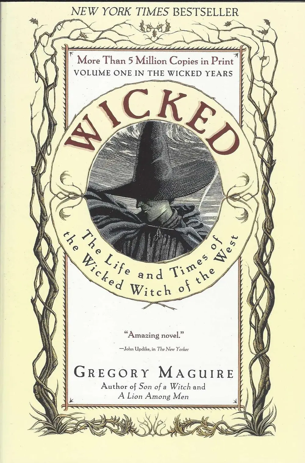 Book cover of Gregory Maguire's novel 'Wicked.'