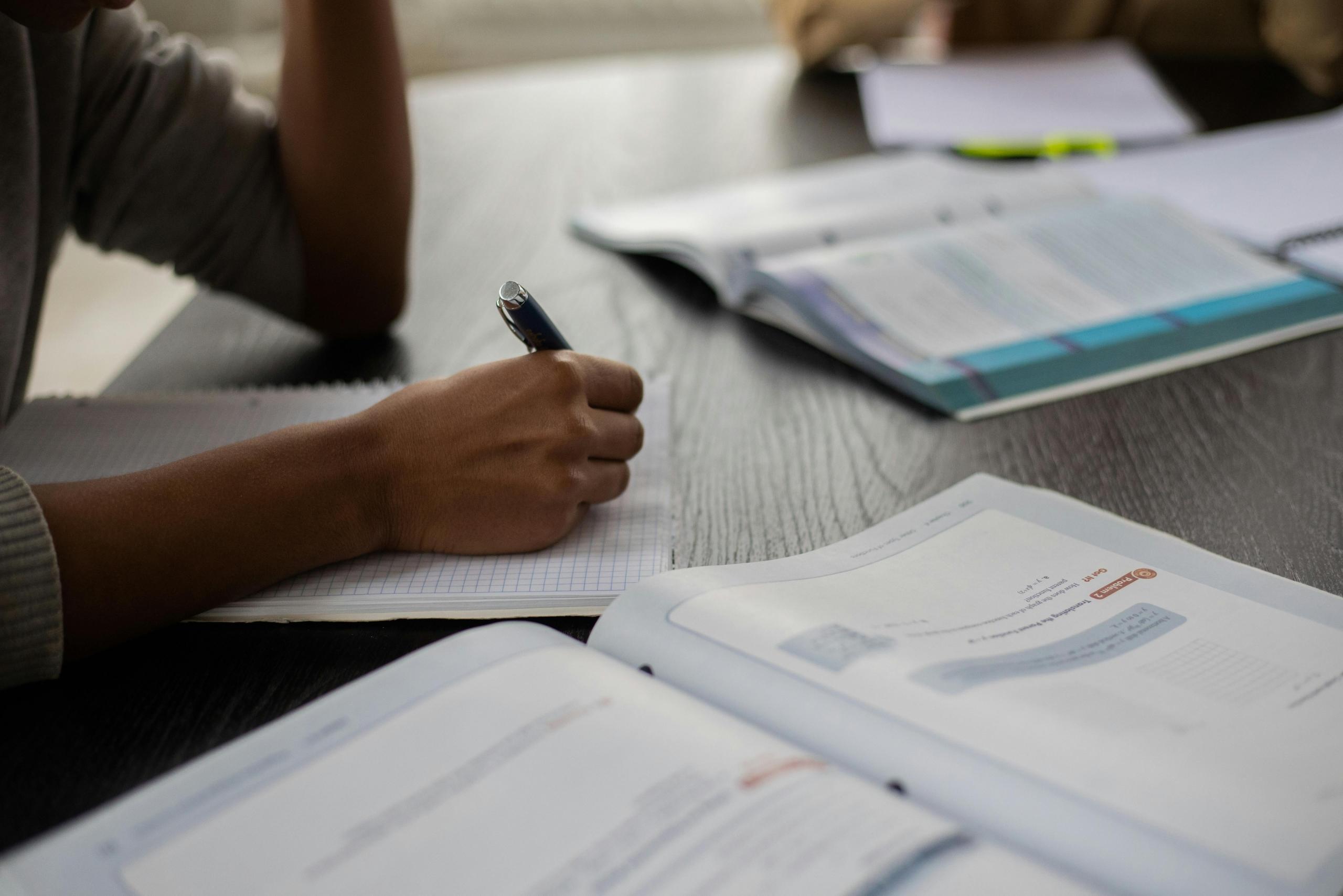 A student had a headache after reading a multitude of lectures in one setting. 