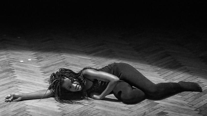 A theatrical dance performance