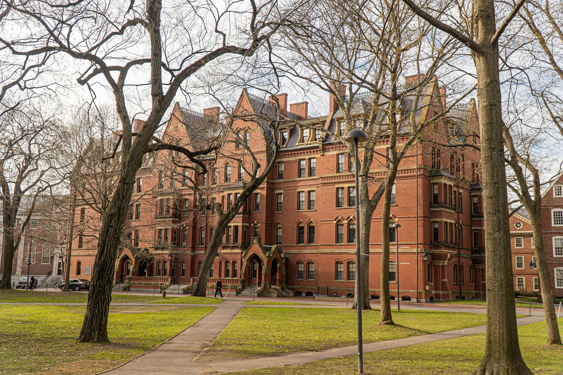 building on Harvard University campus