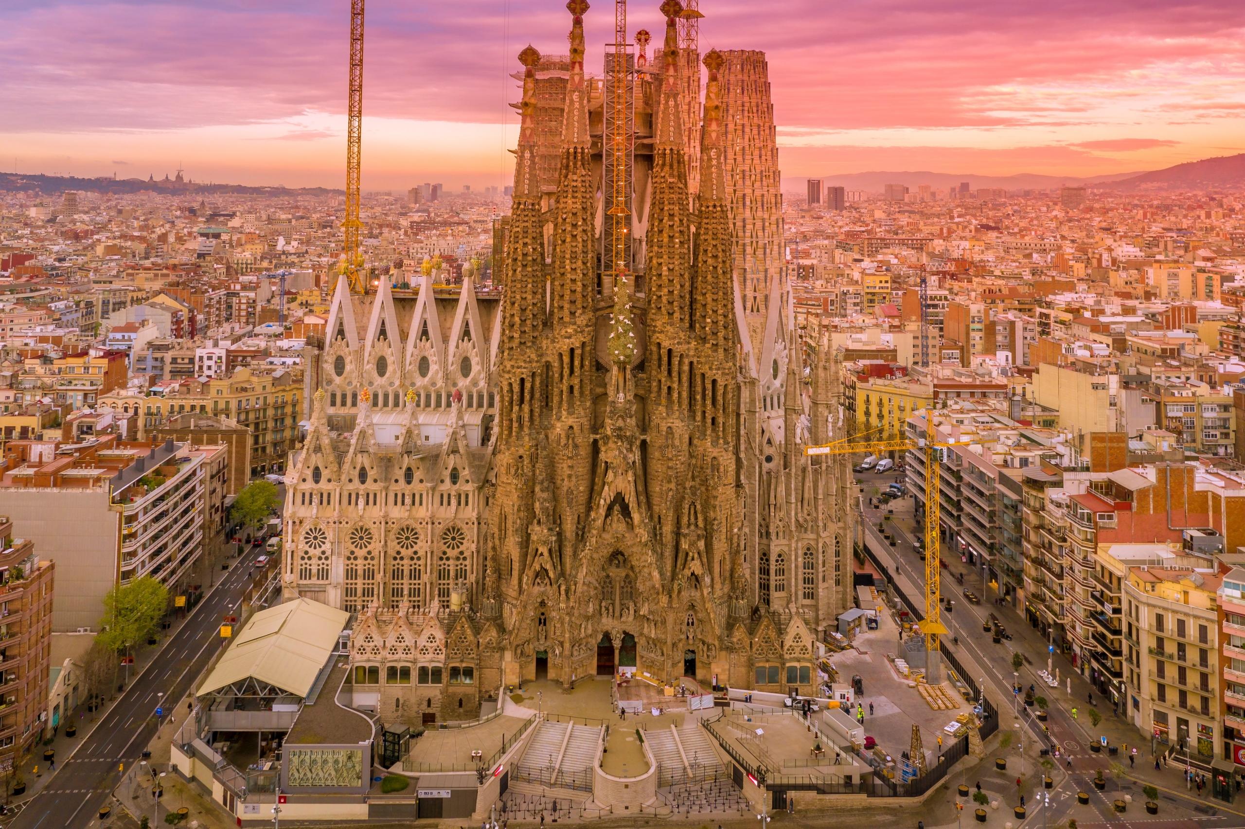 Sagrada familia in Barcelona