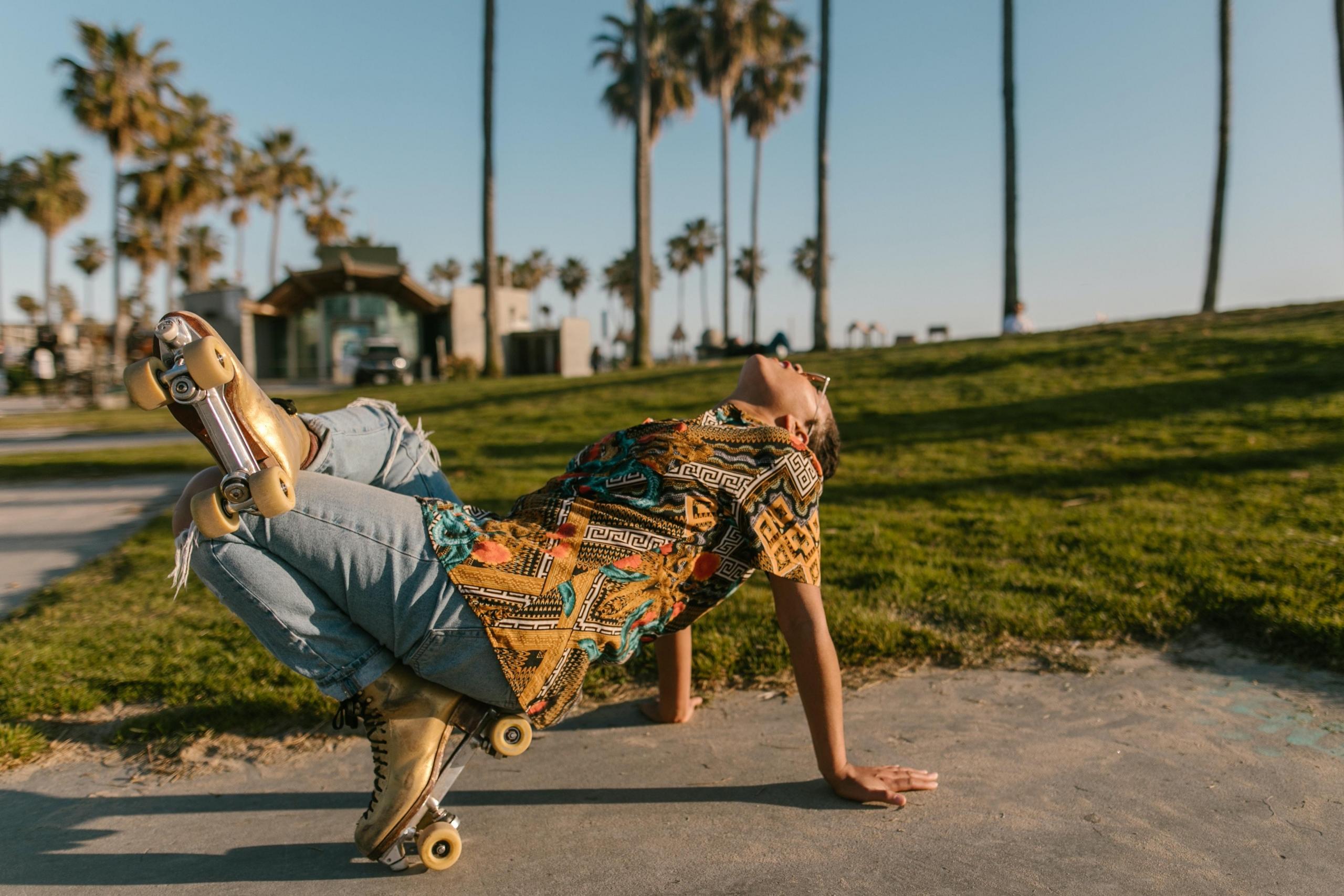 Man doing a trick