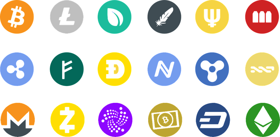 An illustration of the cryptocurrencies traded the most in the digital world
