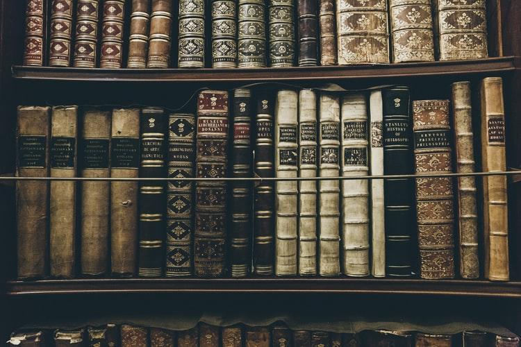 Collection of old books