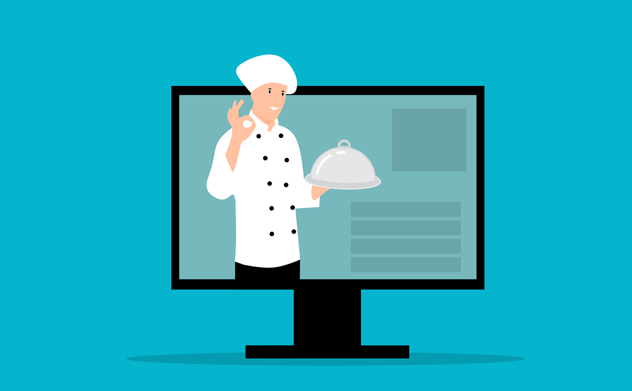 An online cooking class