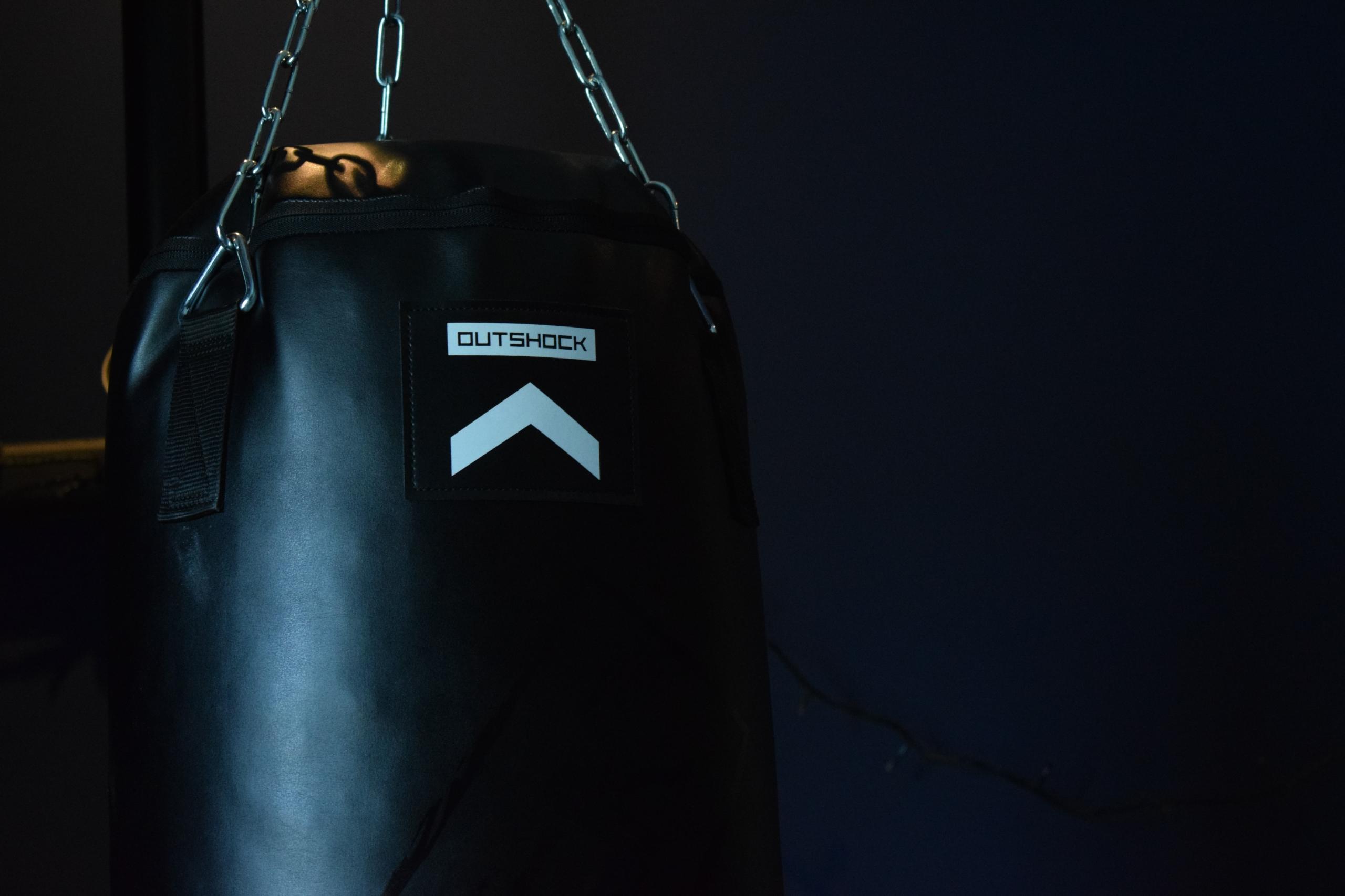 Boxing heavy punching bag