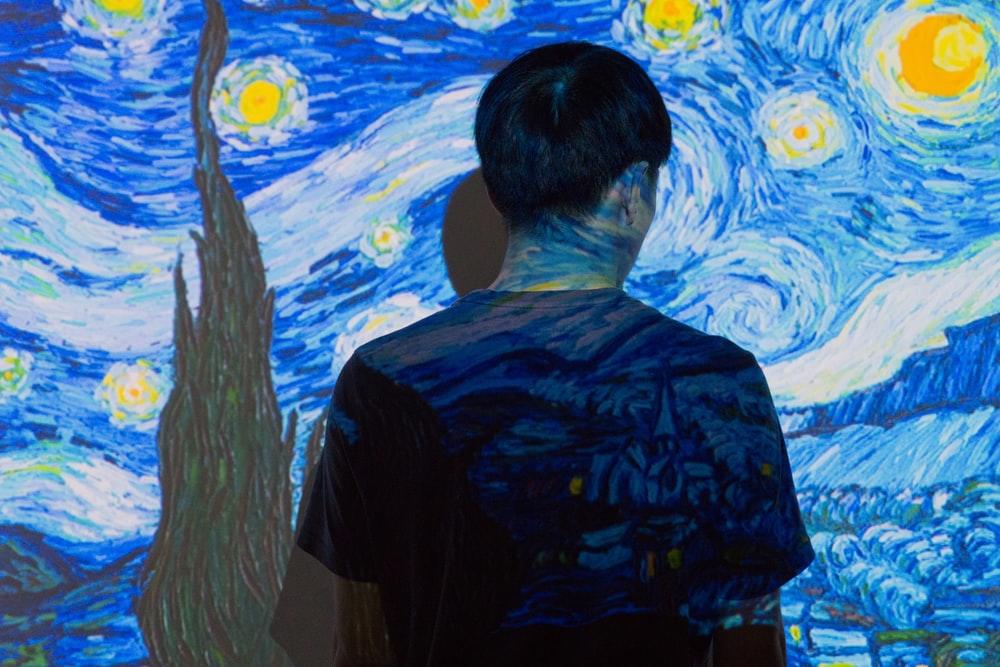 A replica of the famous painting 