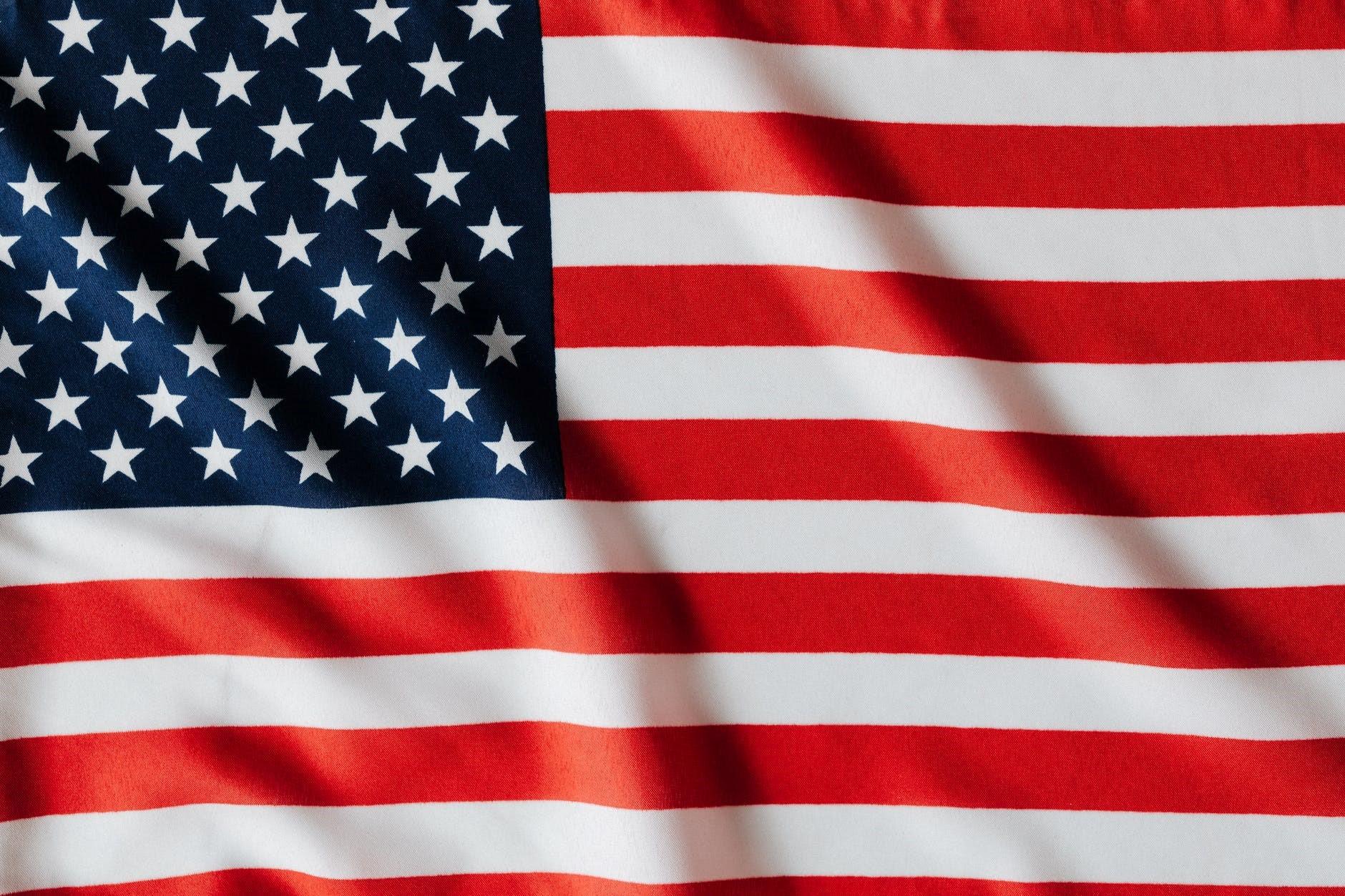 The flag of the United States of America