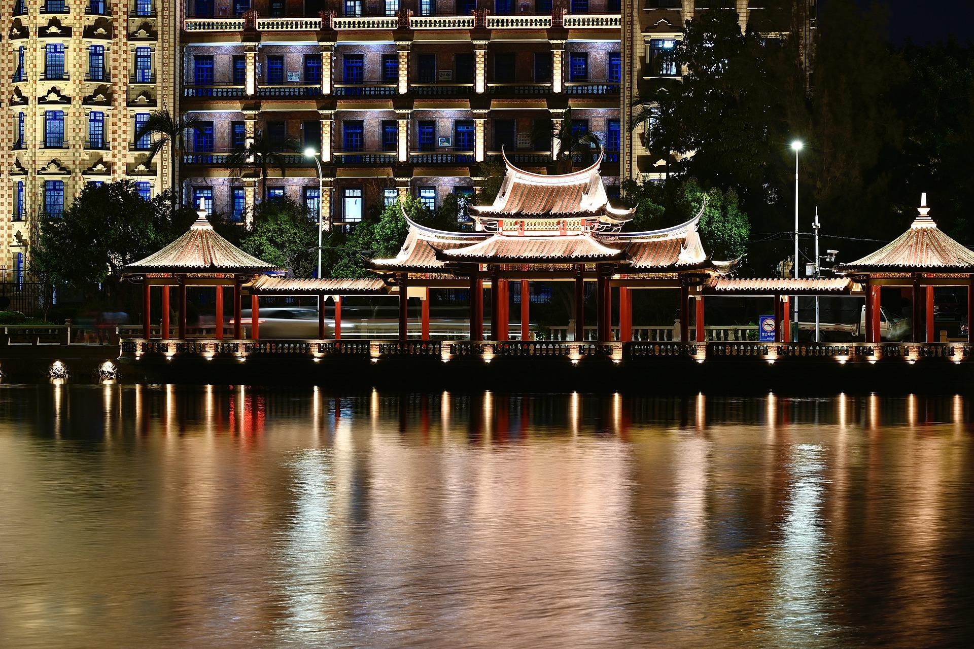 A view of the Jimei University in China