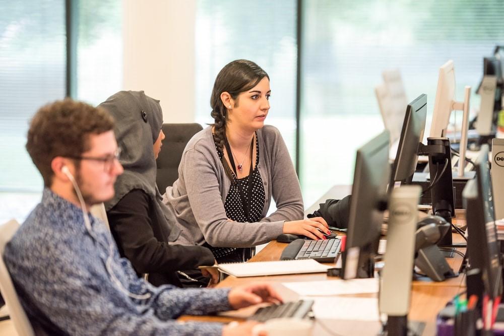After realizing the importance of learning a second language, youngsters are taking an online language class