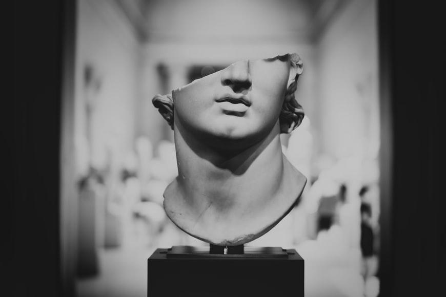 A Greek sculpture