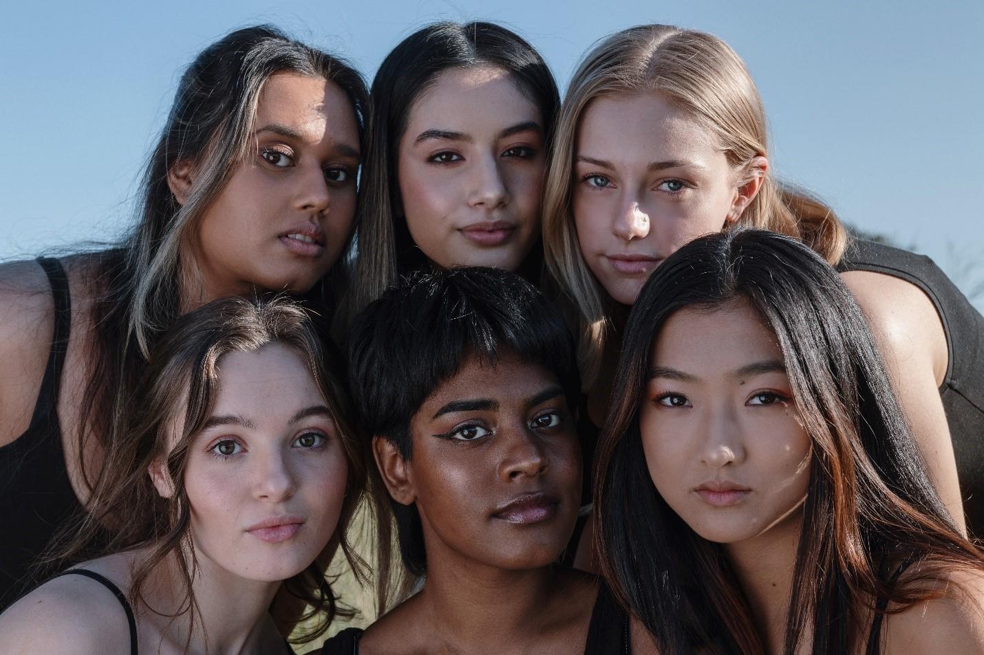 Young girls from varied ethnic backgrounds were able to connect because of taking second language courses