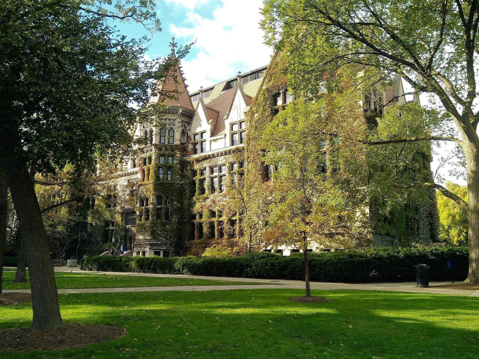 The building of the University of Chicago