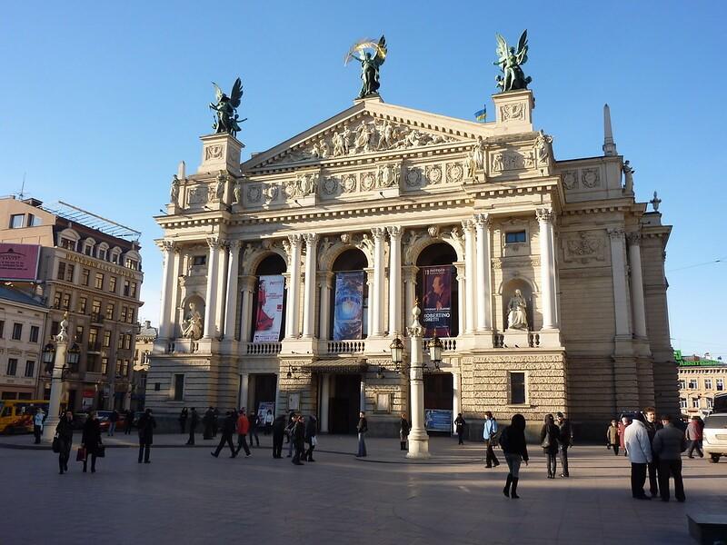 Lviv national academic opera, Ukraine