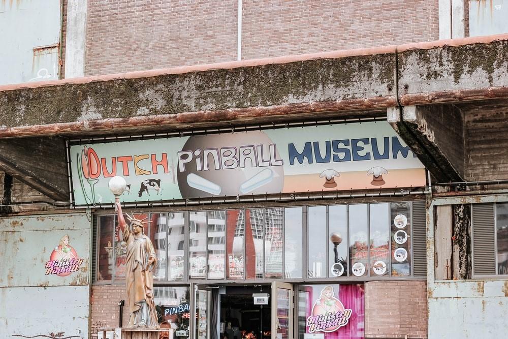 A visual of the famous Dutch Pinball Museum in Rotterdam, Netherlands
