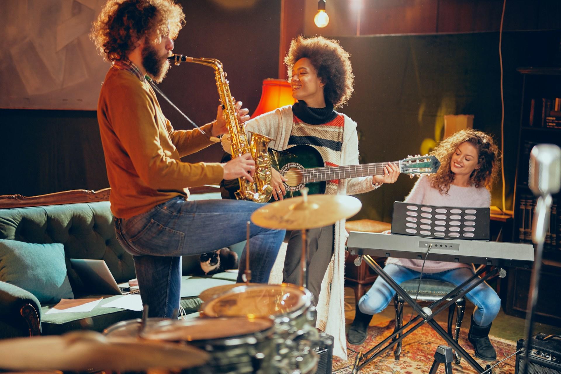 A jazz band