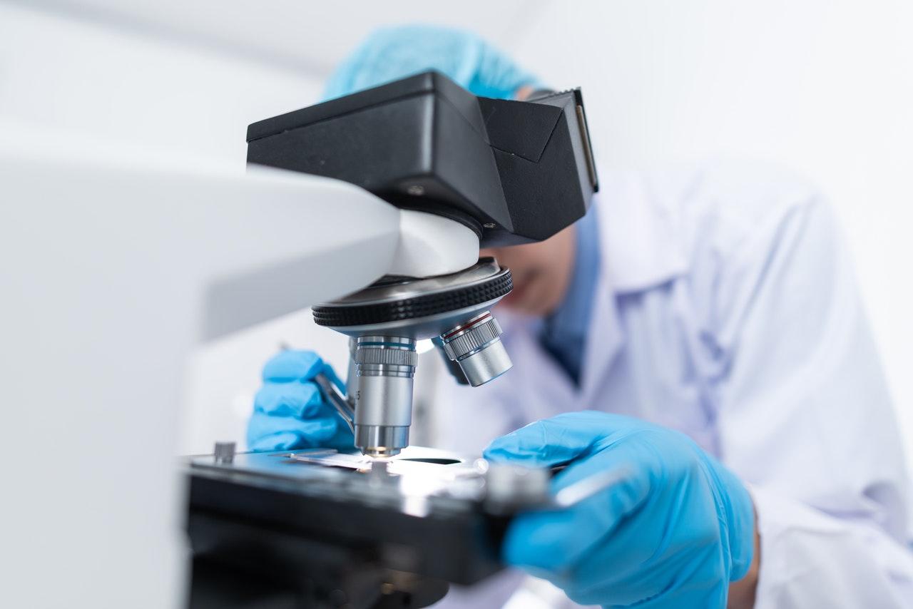 Scientists conducting research