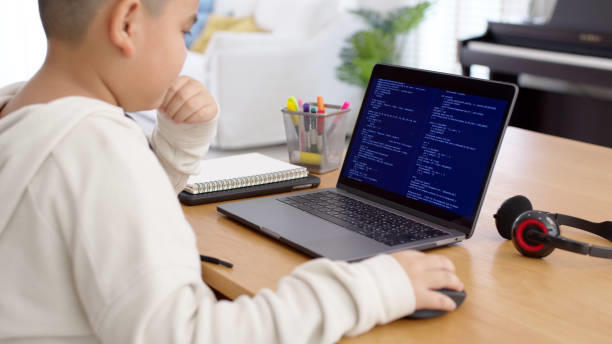A child learning python