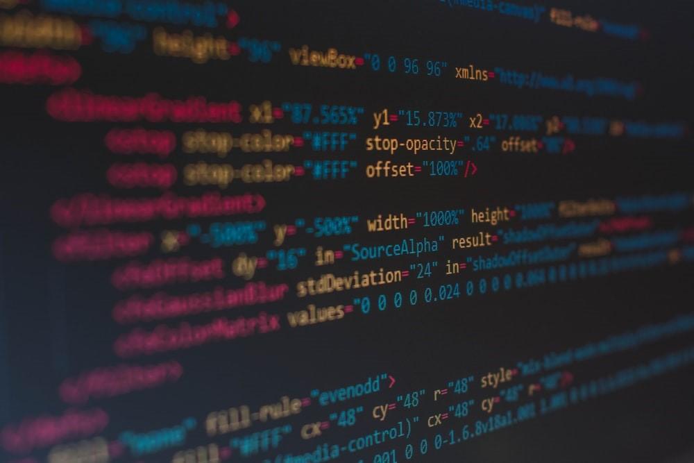 An illustration of data source code on a screen