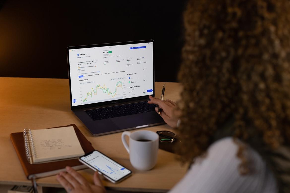 A crypto tutor preparing for her online class