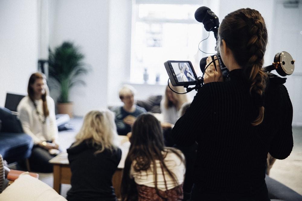 Acting class being documented