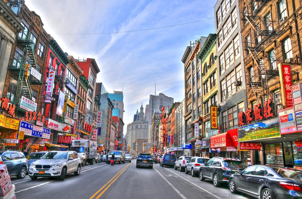 China Town, a street in New York