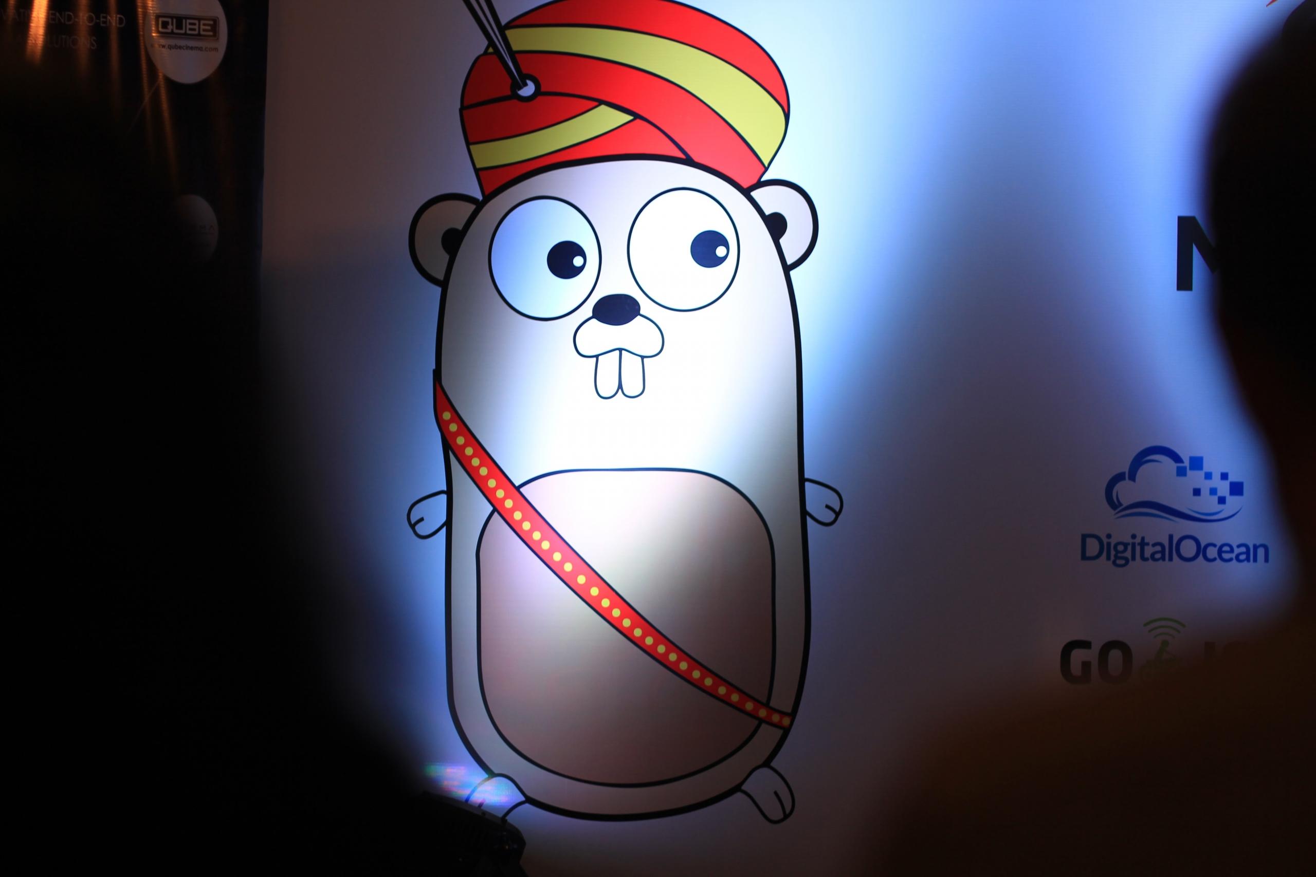 The coding language Go's mascot
