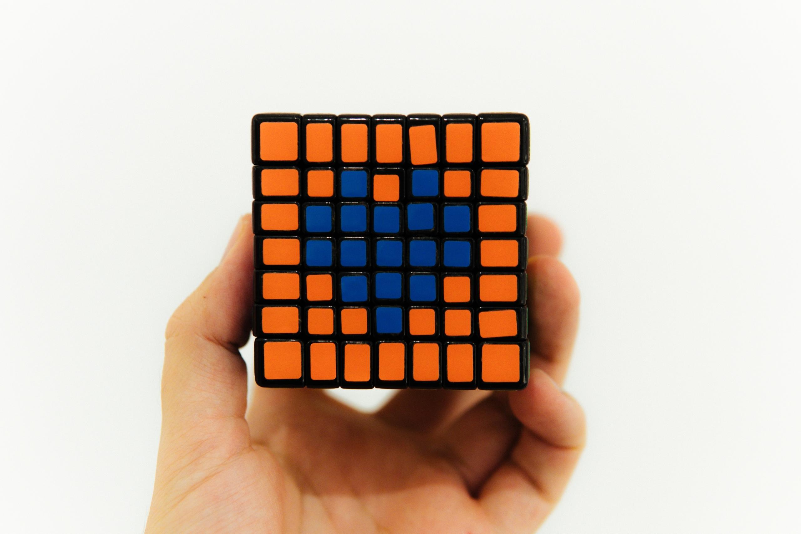 Rubik cube heart